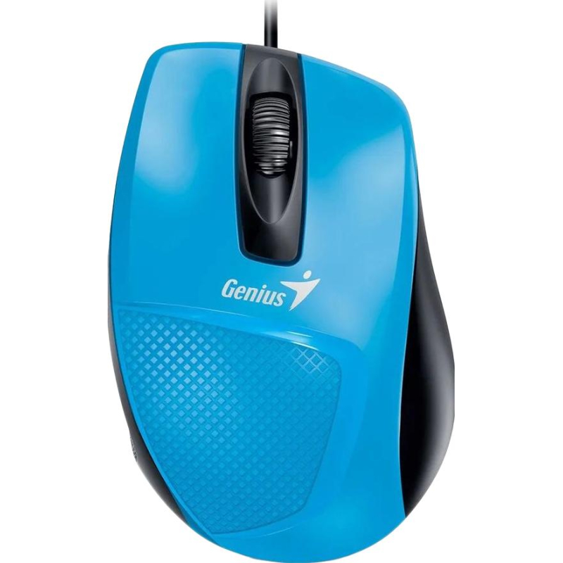 Мышь компьютерная Genius DX-150X, USB, 1000 DPI,кабель 1.5 м., синий - фото 1