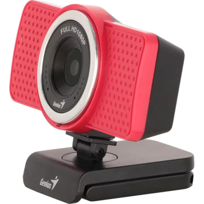 Веб-камера GENIUS ECam 8000, микрофон, 1080P, красный - фото 5