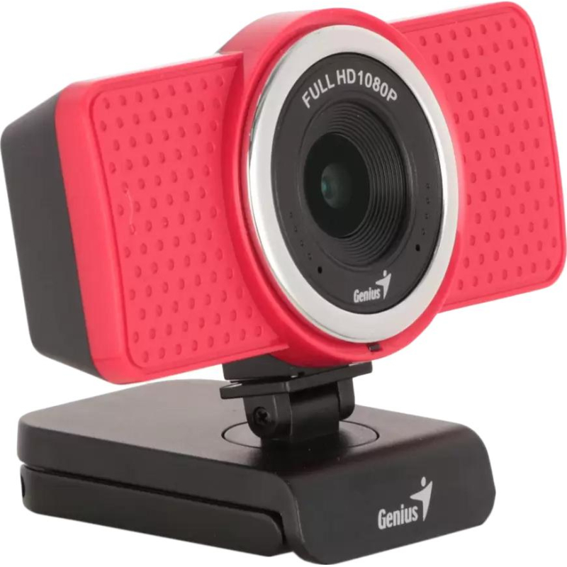 Веб-камера GENIUS ECam 8000, микрофон, 1080P, красный - фото 6