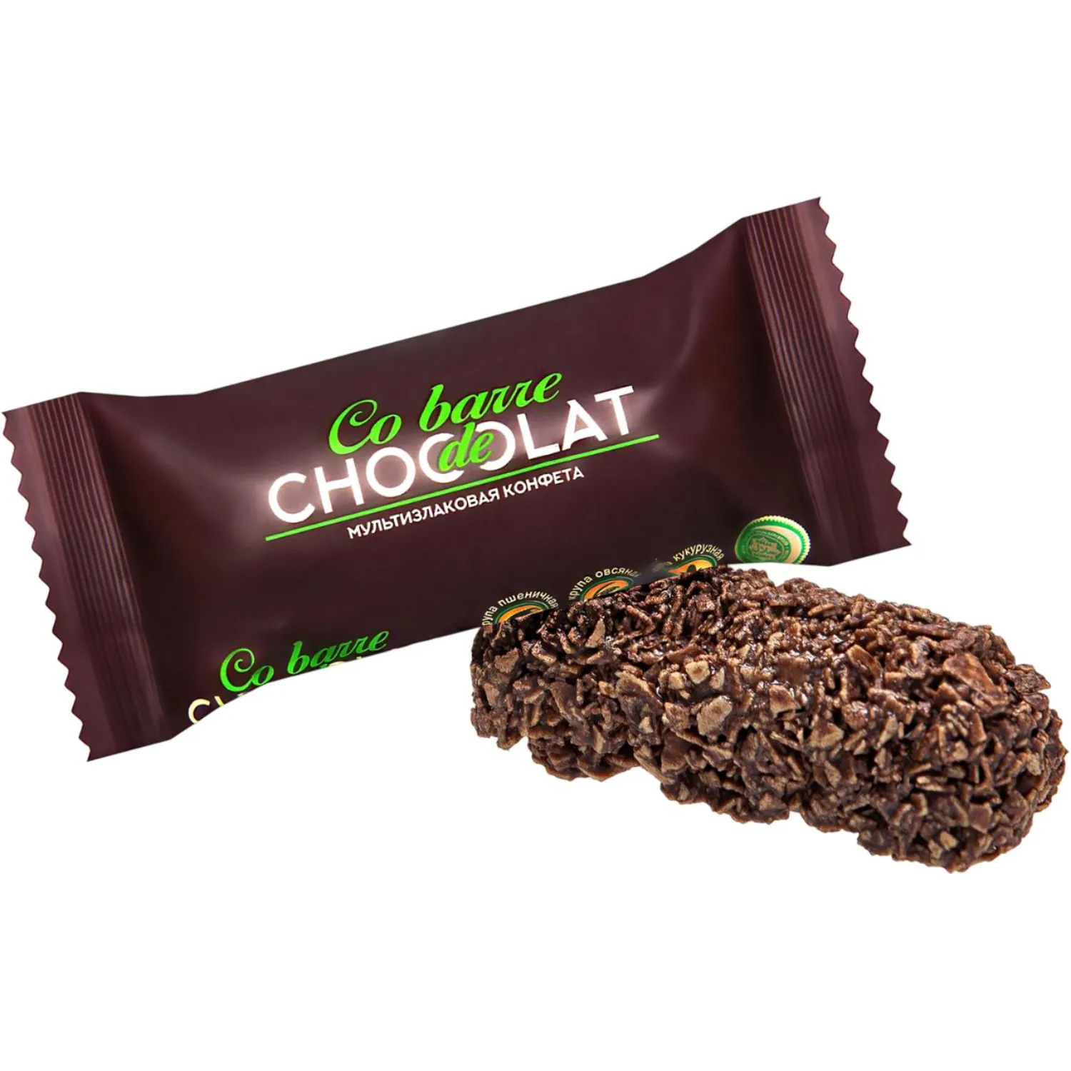 Конфеты Co barre de Chocolat мультизлаковые Микс злаков в глазури ТВ, 900г - фото 3