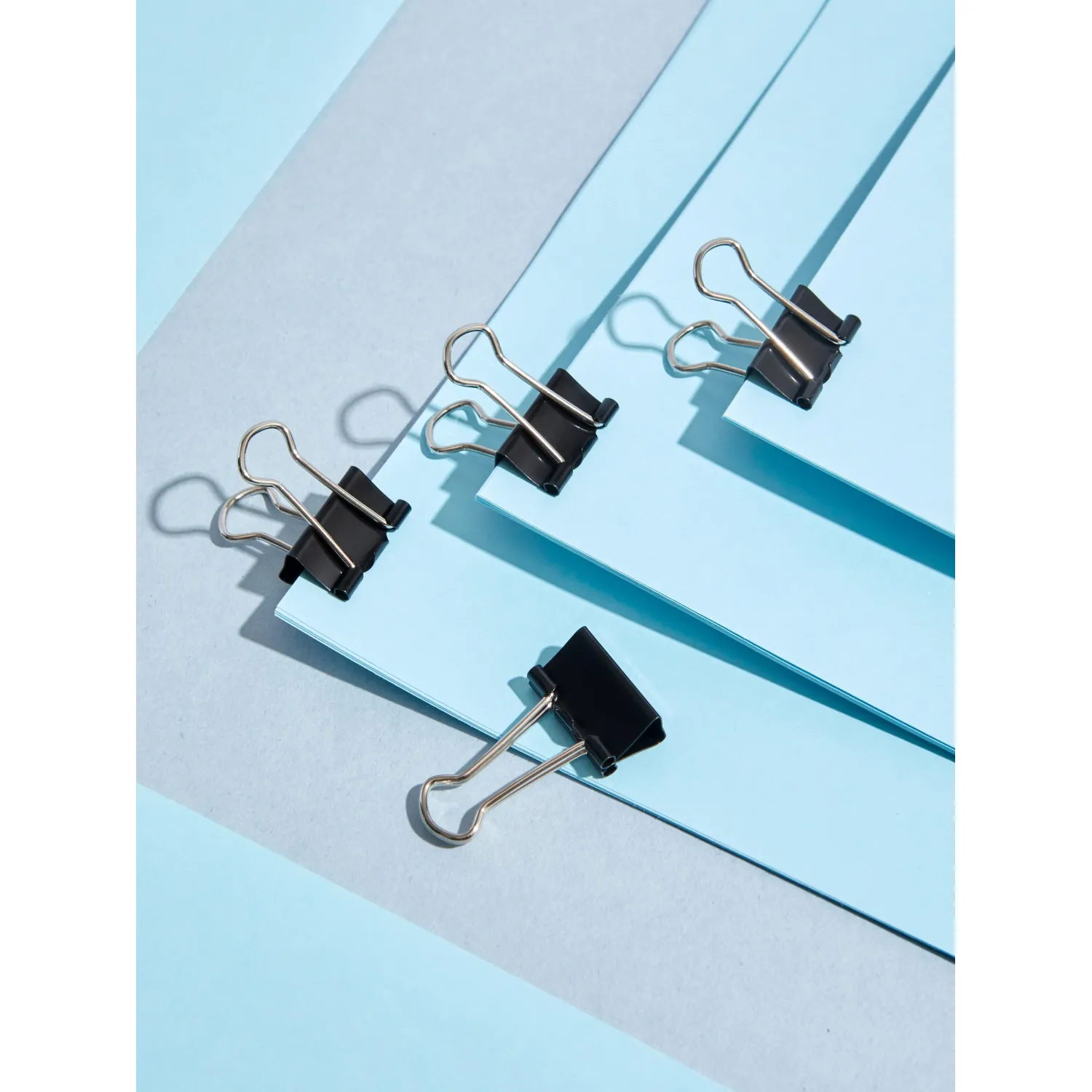 Зажимы для бумаг 19мм 12шт./уп. Комус, в картонной коробке - фото 9