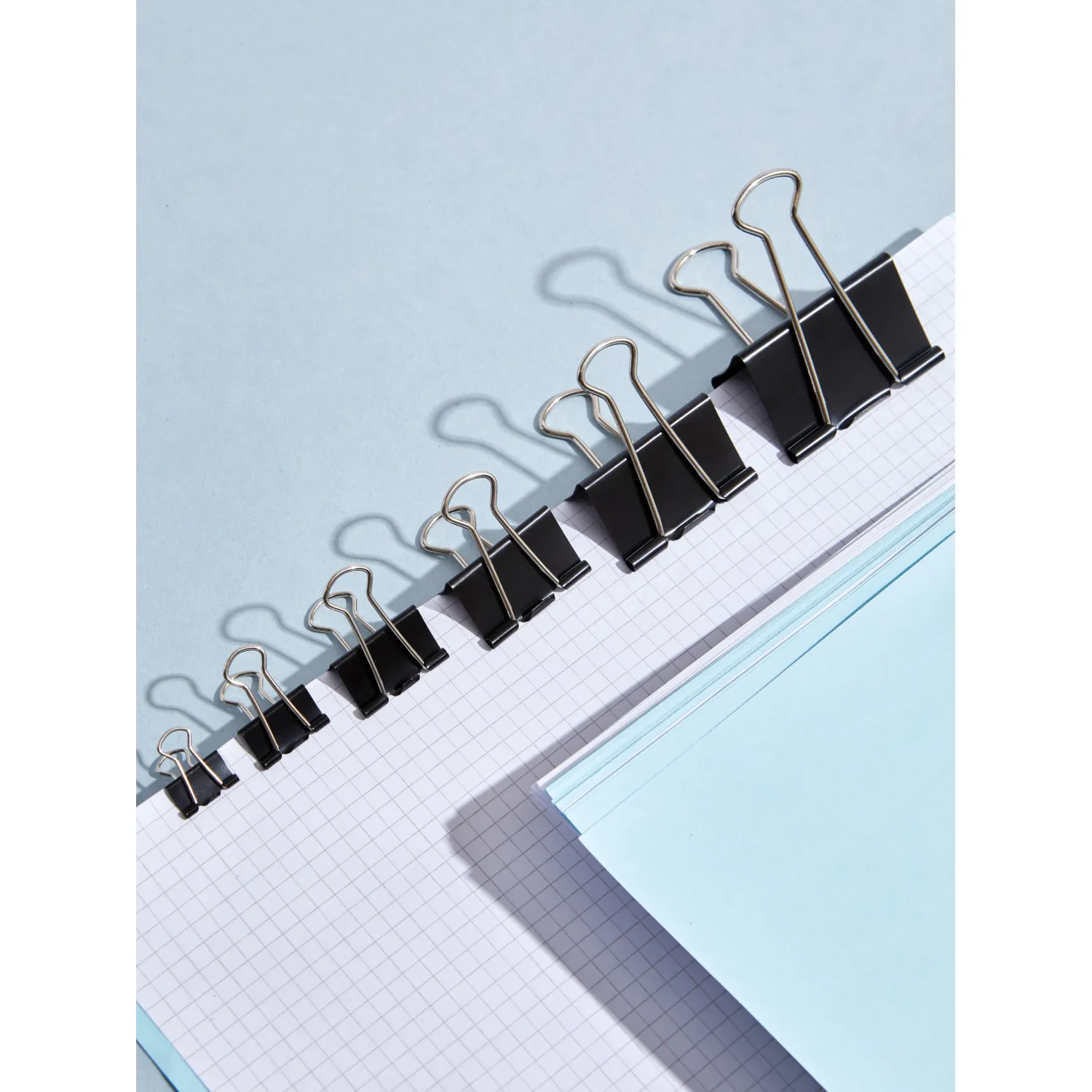 Зажимы для бумаг 32мм 12шт./уп. Комус, в картонной коробке - фото 13