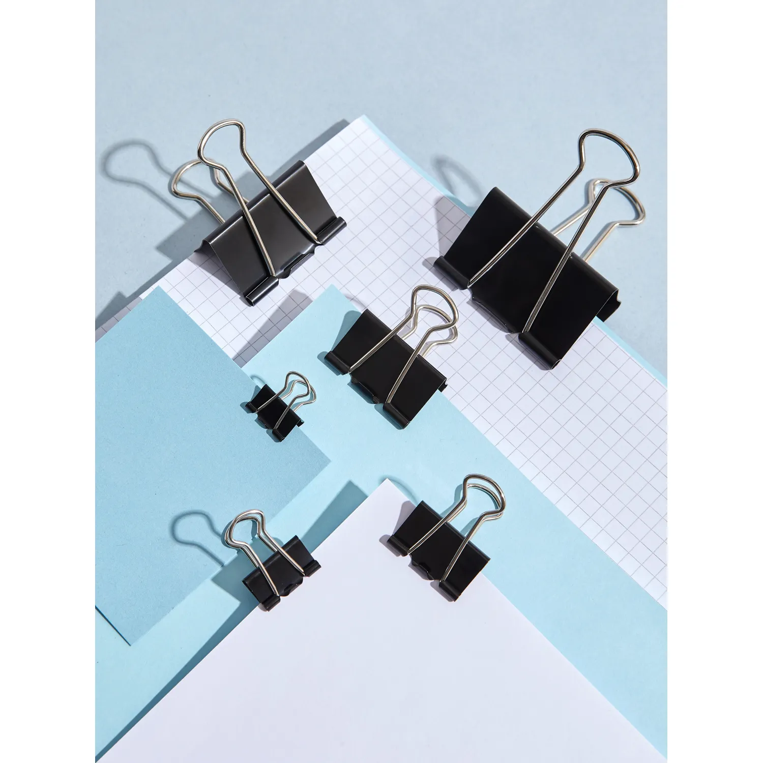 Зажимы для бумаг 32мм 12шт./уп. Комус, в картонной коробке - фото 15