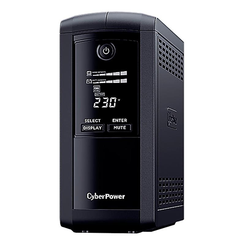 ИБП CyberPower VP700EILCD Line-Interactive 700VA/390W USB  (6 IEC С13) - фото 2