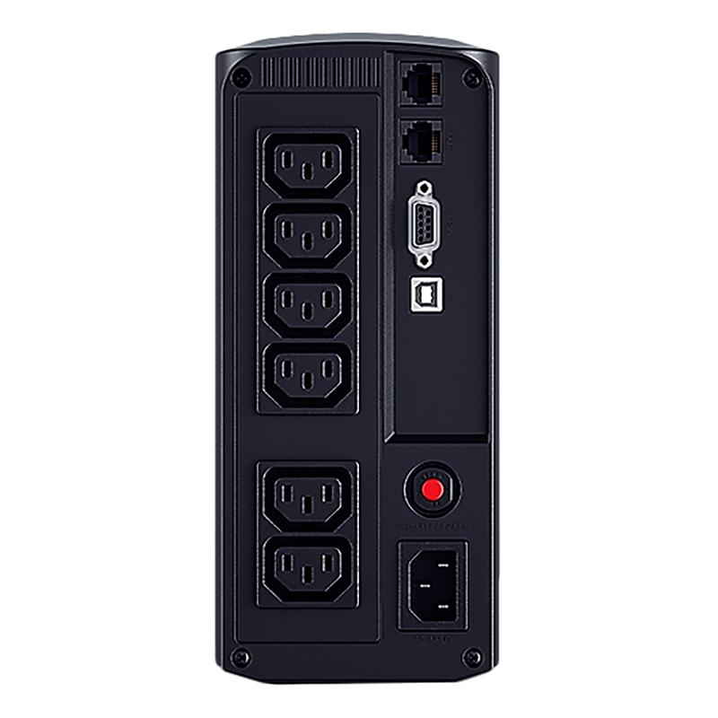 ИБП CyberPower VP700EILCD Line-Interactive 700VA/390W USB  (6 IEC С13) - фото 3