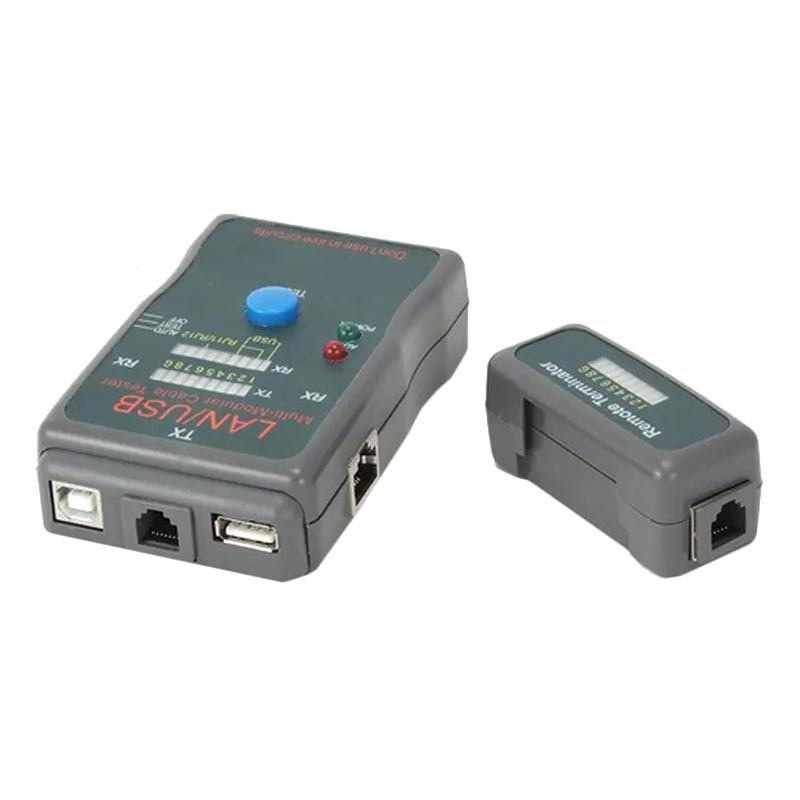 Тестер Cablexpert NCT-2, 100/1000 Base-TX,  для UTP, STP, RJ-11, LAN - фото 2