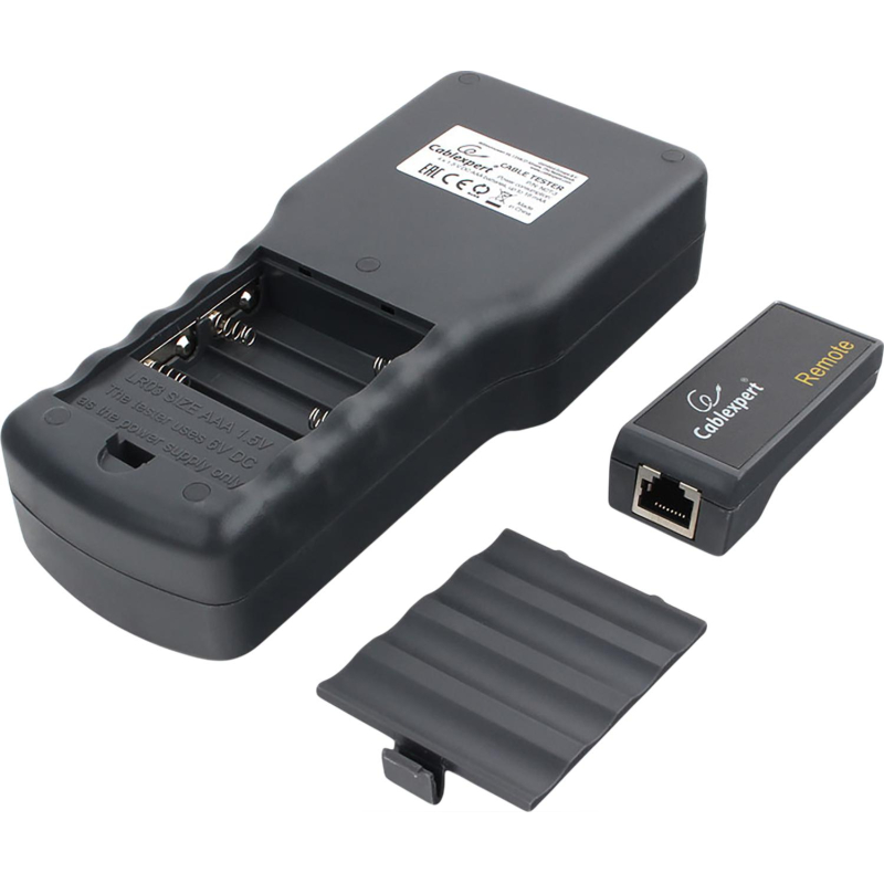 Тестер кабельный цифровой LAN Cablexpert NCT-3, для RG-45, RG-58, RJ-12,11 - фото 3