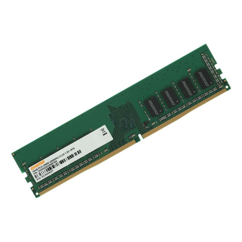 Модуль памяти Digma DDR4 16Gb 2666MHz (DGMAD42666016S) CL19 DIMM 1.2В - фото 1
