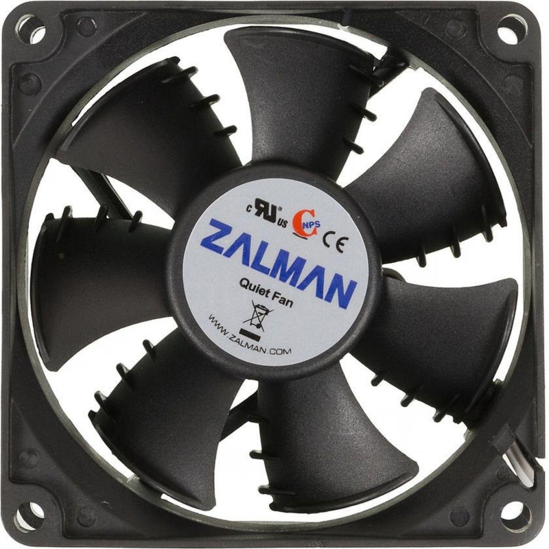 Вентилятор Zalman ZM-F1 PLUS(SF), 80х80х25 мм, 2000 об/мин - фото 1