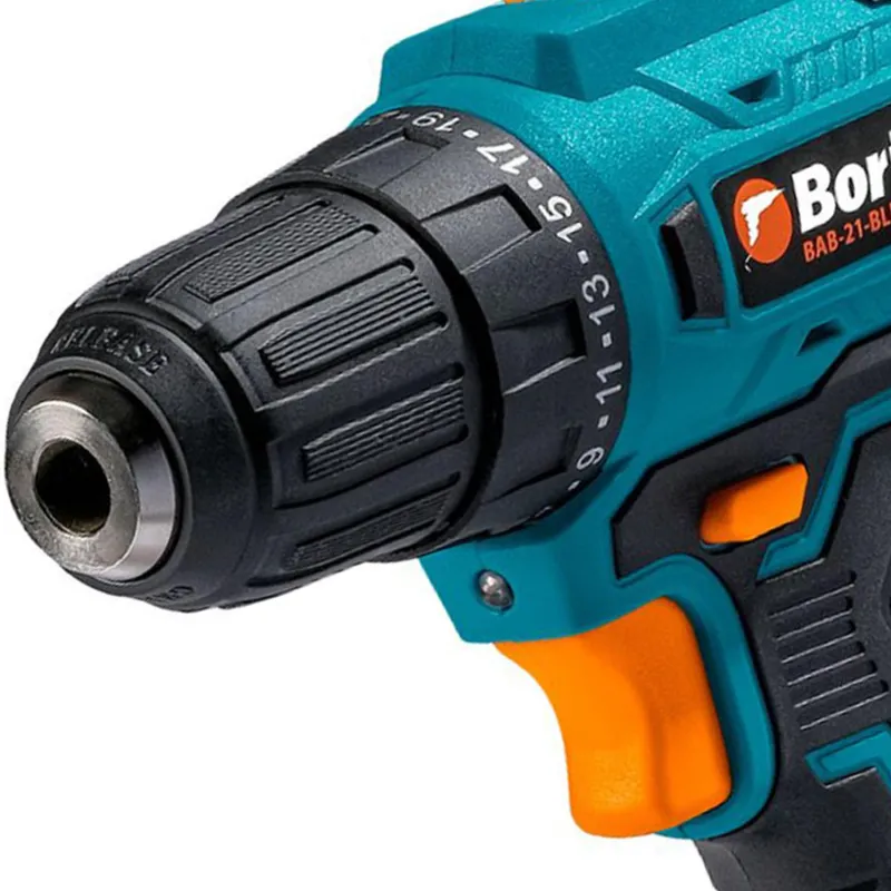 Дрель-шуруповерт аккум. бесщет. BORT BAB-21-BLK, 2АКБ(1,5Ач) (93413526) - фото 4