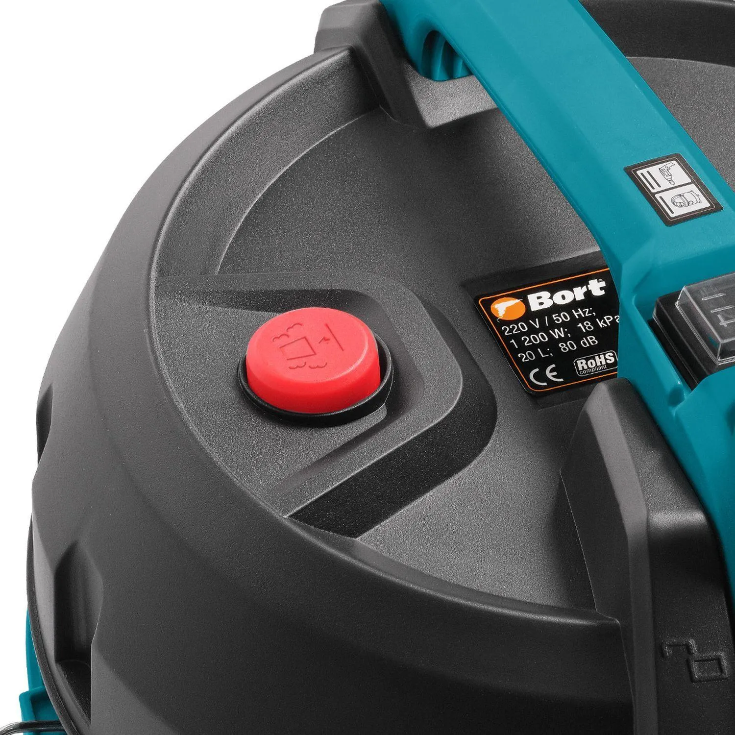 Пылесос строительный BORT BSS-1220 BLACK, 20 л (93412598) - фото 11