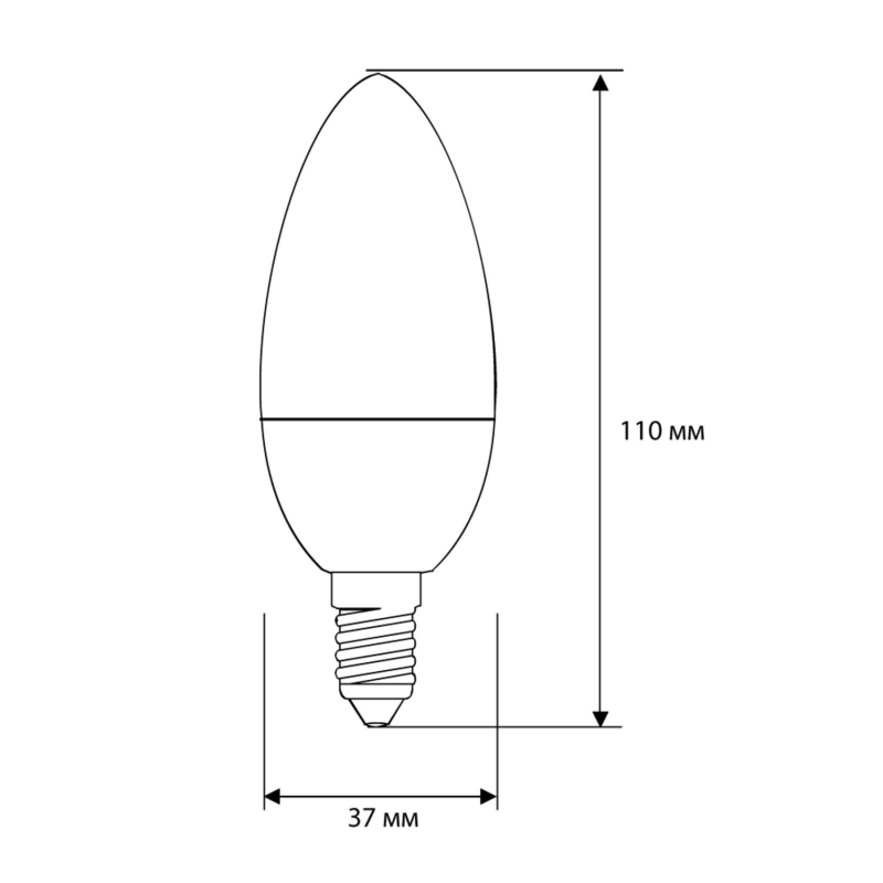 Лампа светодиодная Camelion LED12-C35/865/E14 12Вт 220В - фото 3