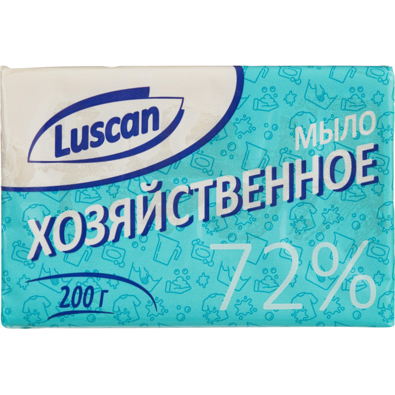 Мыло хозяйственное 72% Luscan в обертке 200г - фото 2