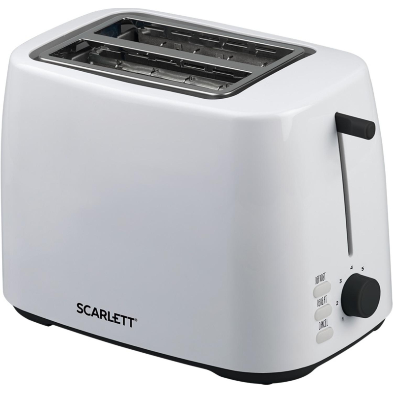 Тостер SCARLETT SC-TM11032, 800Вт, белый - фото 1