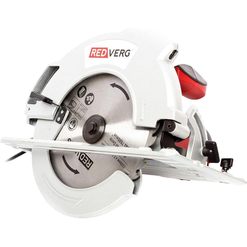 Пила циркулярная (дисковая) REDVERG 2000Вт, d235х30мм (RD-CS220-85) - фото 3
