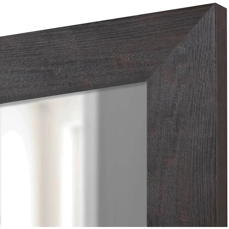 Зеркало МИР_в раме ПЛС 490х17х1290 (368464620) темный орех - фото 2