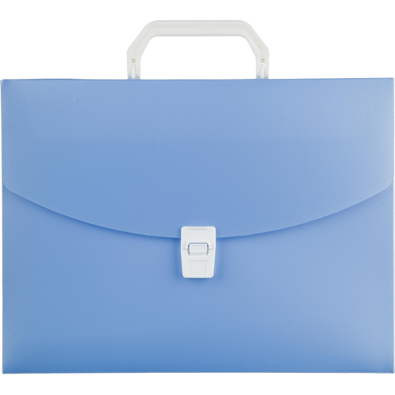 Папка-портфель пластик Attache Selection Breeze,А4, 6 отдел,700мкм, кожа - фото 1