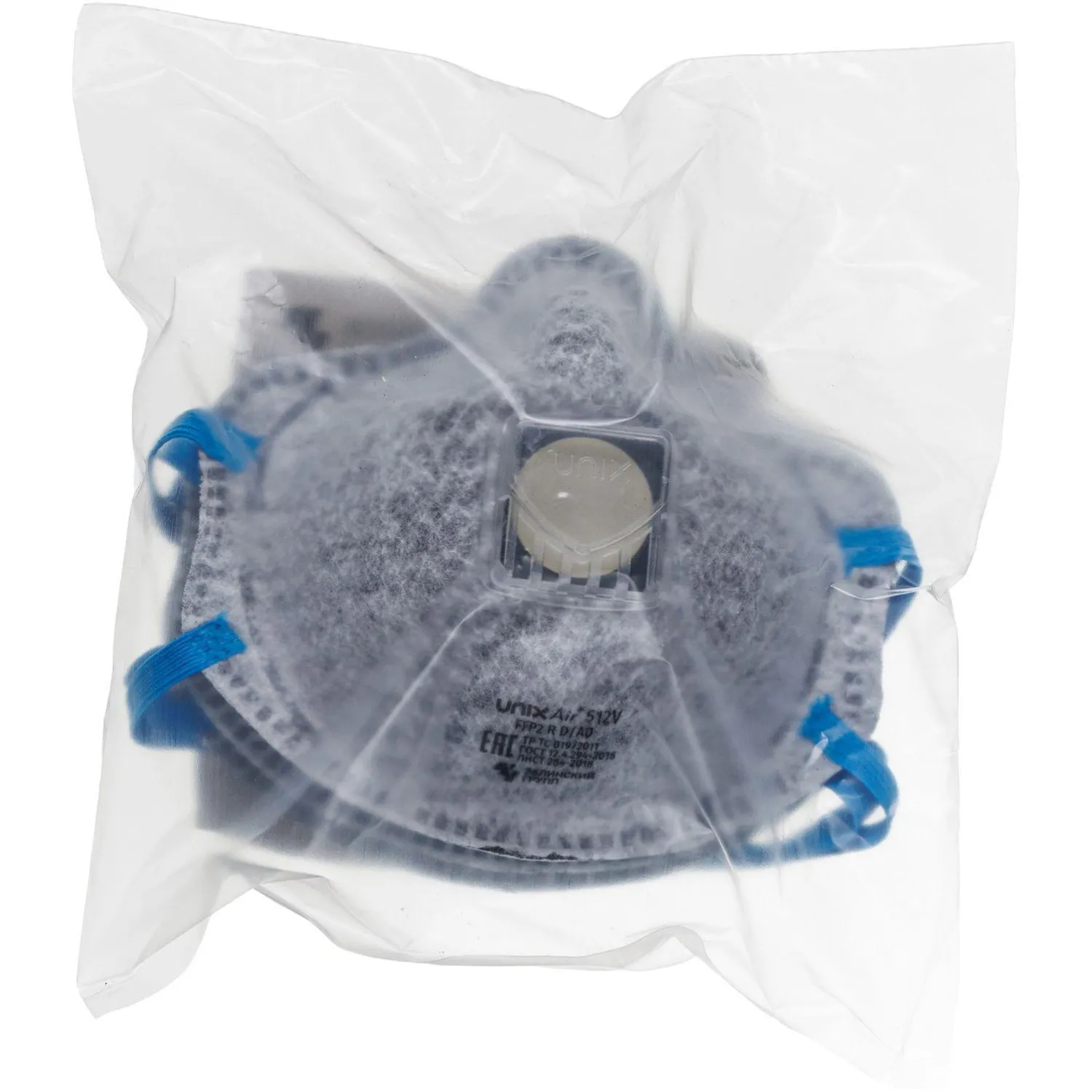 Полумаска фильтрующая UNIX Air 512V FFP2 R D/А0 3шт/уп - фото 2