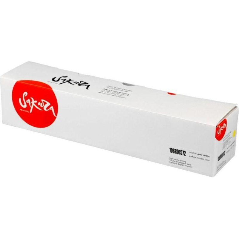 Картридж лазерный SAKURA 106R01572 жел.для Xerox Phaser 7800 - фото 1