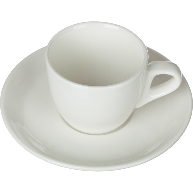 Кофейная пара Chan Wave Classic, фарфор, белая, 85мл, фк0185 - фото 2