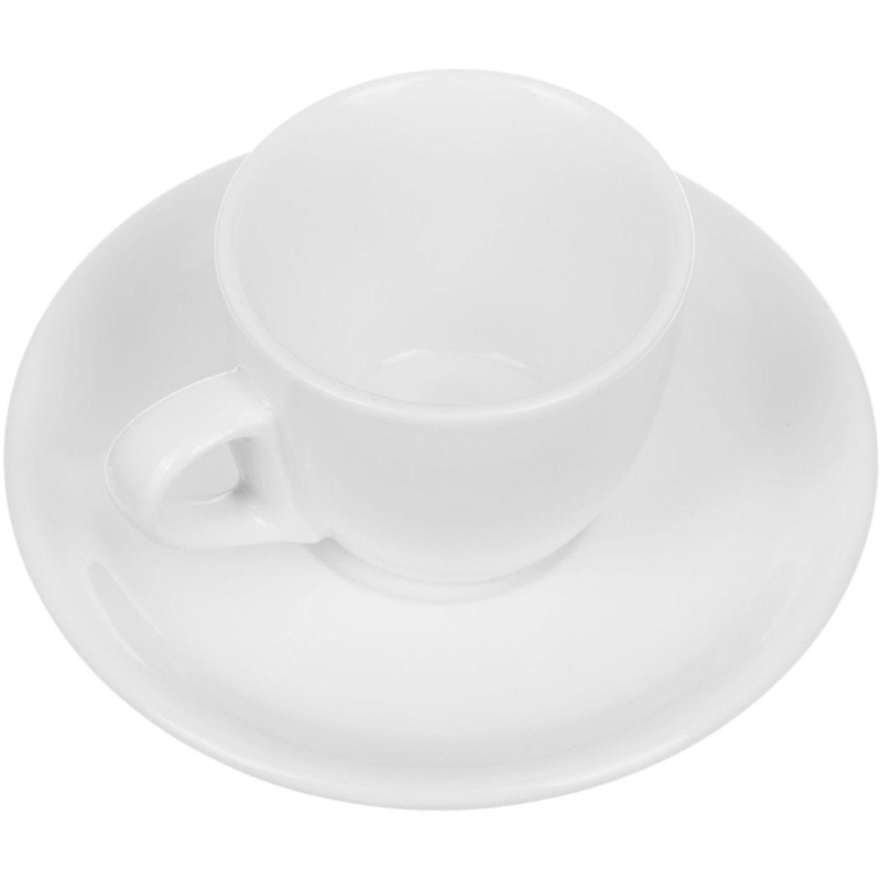 Кофейная пара Chan Wave Classic, фарфор, белая, 85мл, фк0185 - фото 3