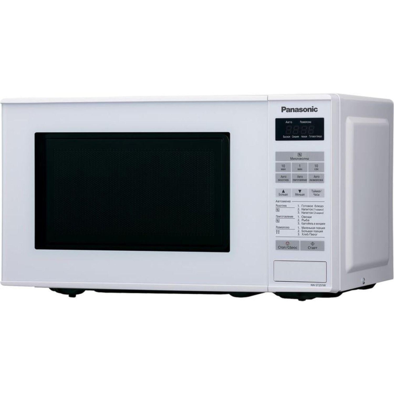 Микроволновая печь Panasonic NN-ST251WZPE, 20 л., 800ВТ, белый - фото 1