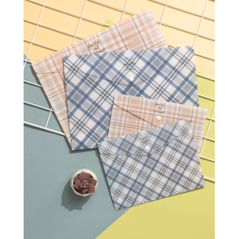 Папка-конверт на кнопке А5 Attache Selection Casual, РР, 2шт/уп, 180мкм - фото 9