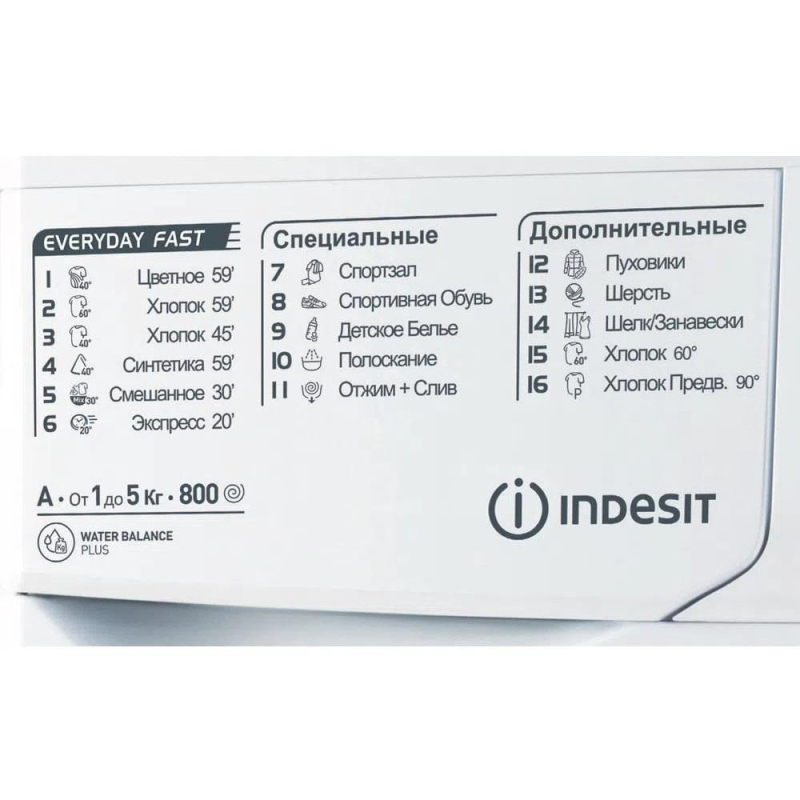 Стиральная машина Indesit EWSB 5085 CIS - фото 4