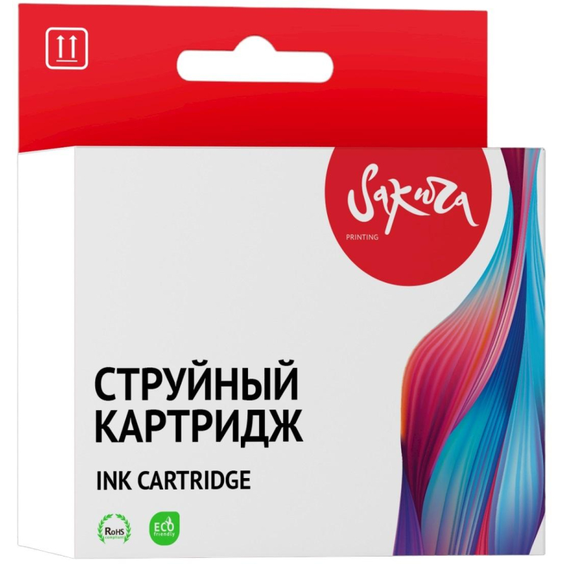 Картридж струйный Sakura №123 F6V17AE чер. для HP DJ 2130/2620/3630 - фото 1