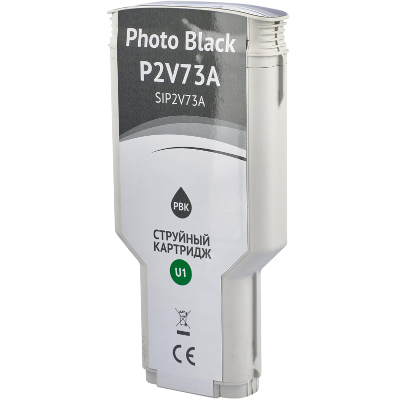 Картридж струйный Sakura P2V73A (№730 PBk) фот.чер. для HP DesignJet T1700 - фото 3