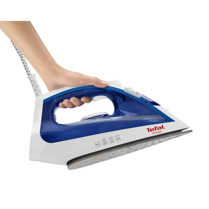 Утюг Tefal FV1711E0, 1800ВТ, синий (3121040065822) - фото 2