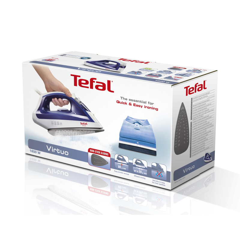 Утюг Tefal FV1711E0, 1800ВТ, синий (3121040065822) - фото 3