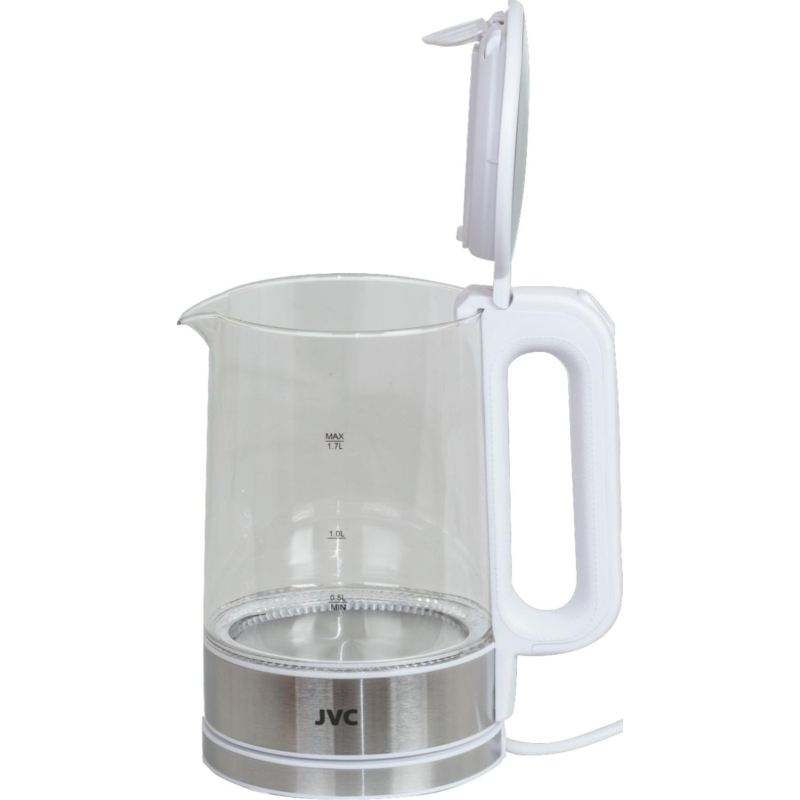 Чайник стеклянный JVC JK-KE1520 white, 1,7л. (4895227621758) - фото 2