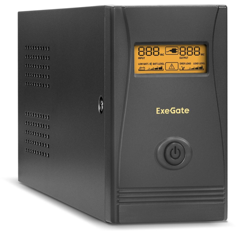 ИБП ExeGate Power Smart ULB-850 850VA/480W 2xEURO,RJ45/11,USB(EP285478RUS) - фото 1