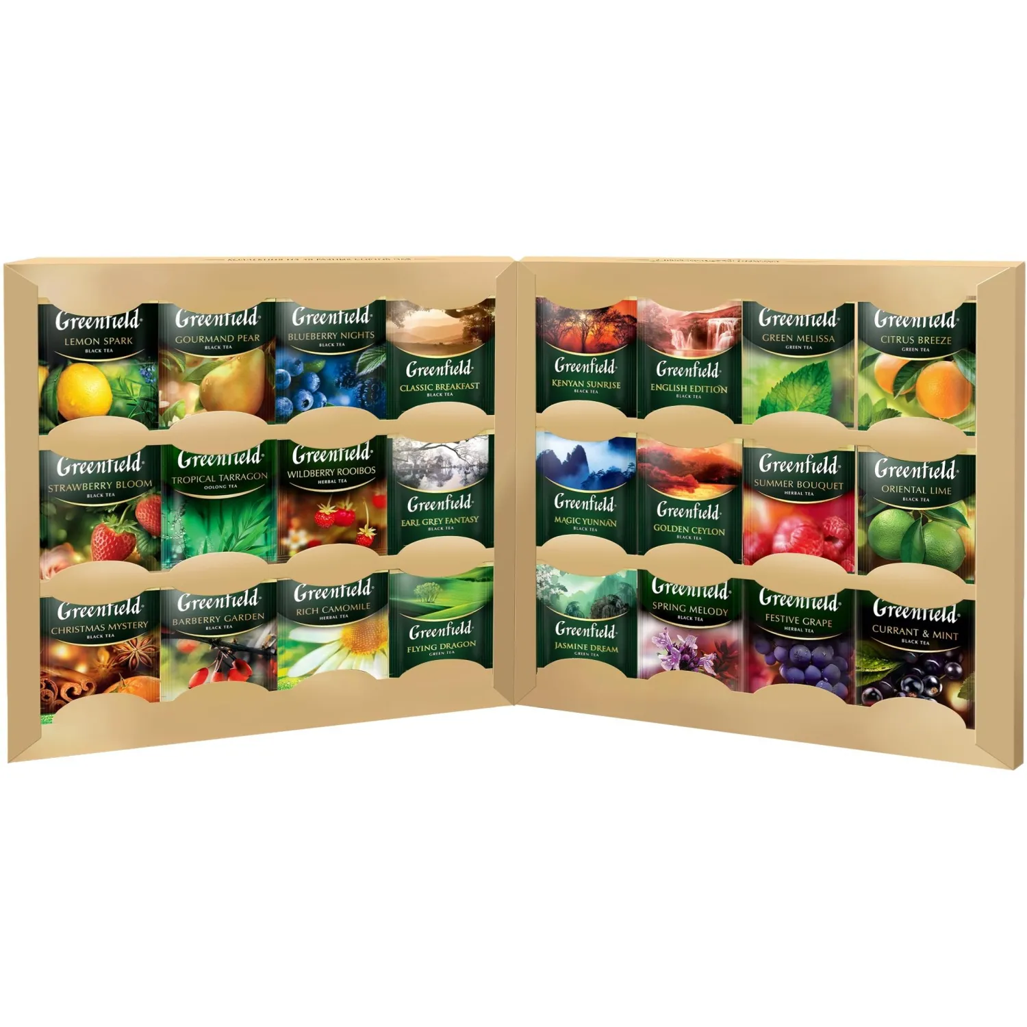 Чай Greenfield Premium Tea Collection 24 сорта, 96пак 1782-08/1970-08 - фото 4