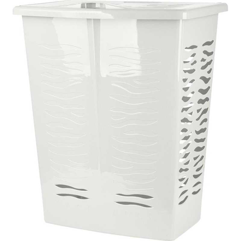Корзина для белья Keeplex Regular 60л 48х34,5х59,5см белое облако - фото 1