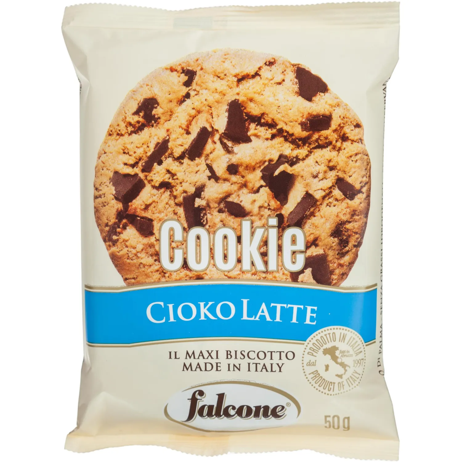 Печенье Falcone Cookies сахарное с молочным шоколадом, 200г - фото 2