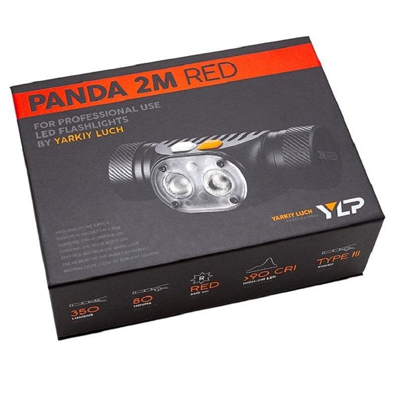 Фонарь налобный ЯРКИЙ ЛУЧ YLP PANDA 2M-RED налобный (без аккум.) - фото 8