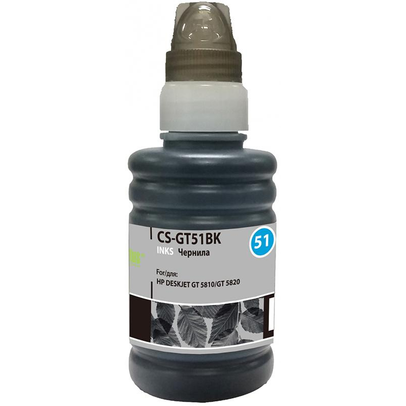 Чернила Cactus CS-GT51BK M0H57AE чер. 100мл для DJ GT 5810/5820/5812/5822 - фото 1