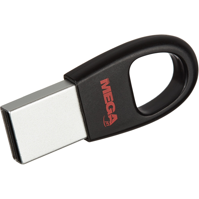 Флеш-память Promega Jet брелок 64GB USB2.0/чер пласт/под лого NTU328U2064GB - фото 1