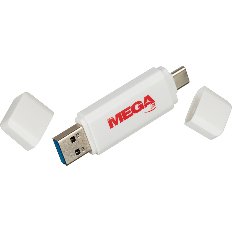 Флеш-память Promega Jet 64GB USB3.0 Type-C/бел пласт/под лог NTU787СU3064GW - фото 3