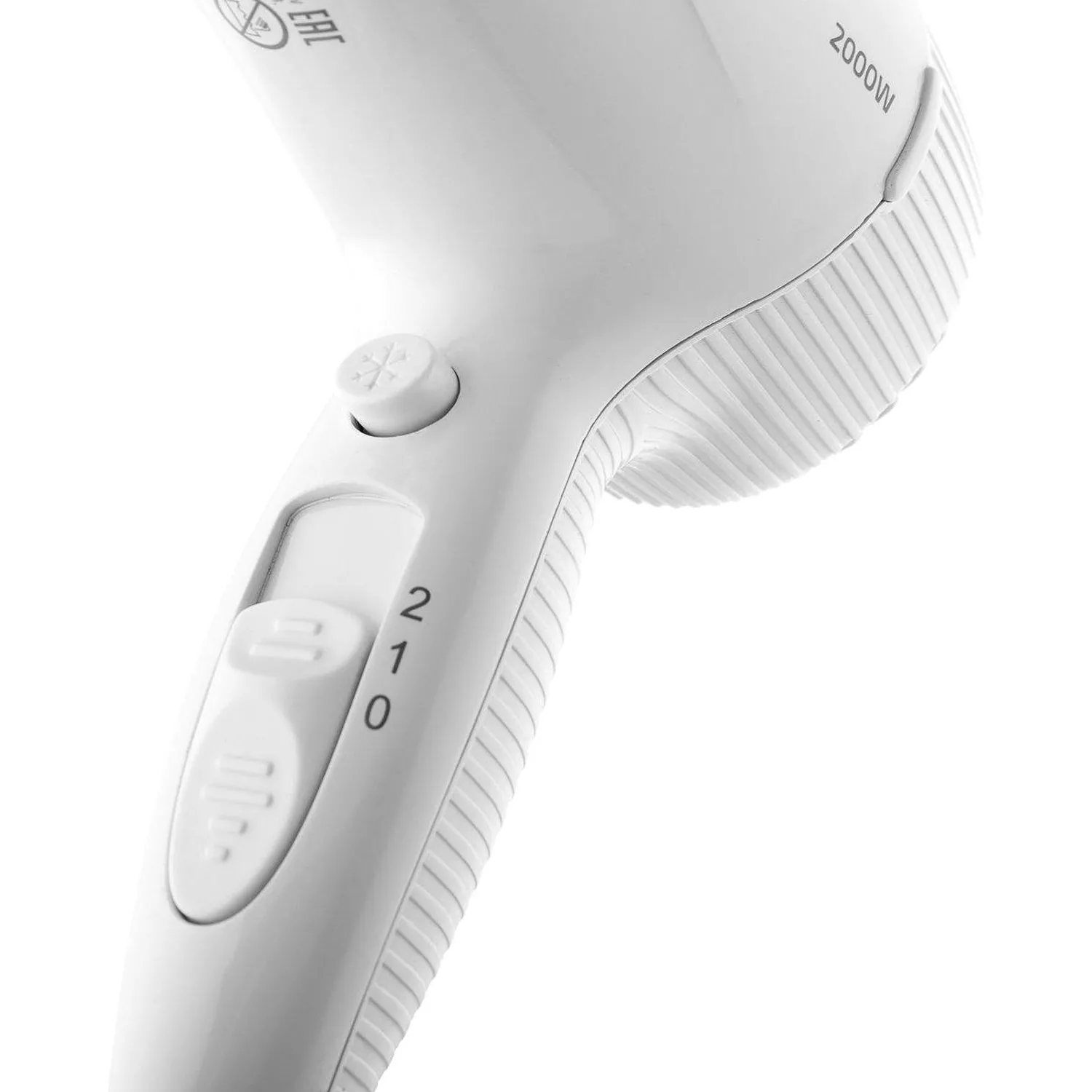 Фен настенный BRAYER BR3021, 2000ВТ,2скор, 2реж нагрева, концентратор,1,8 м - фото 3
