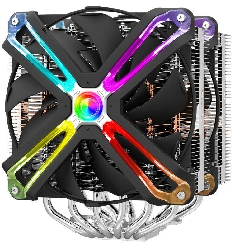 Кулер ZALMAN CNPS20X, 2x140mm RGB FANS, 6 HEAT PIPES 4-PIN PWM 800-1500 RPM - фото 1