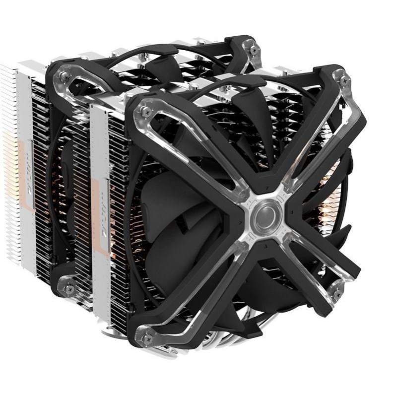 Кулер ZALMAN CNPS20X, 2x140mm RGB FANS, 6 HEAT PIPES 4-PIN PWM 800-1500 RPM - фото 2