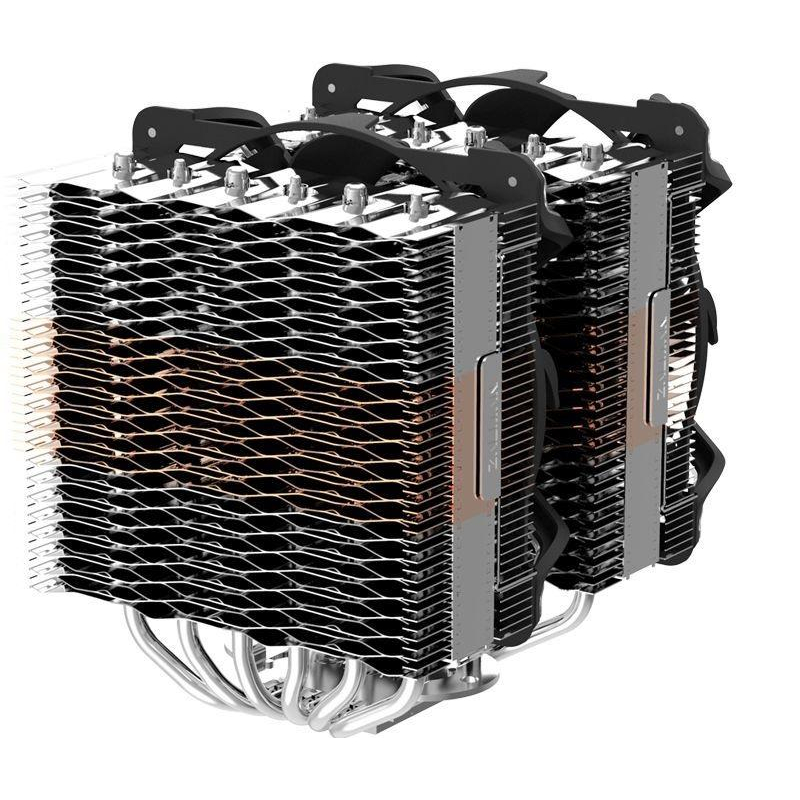 Кулер ZALMAN CNPS20X, 2x140mm RGB FANS, 6 HEAT PIPES 4-PIN PWM 800-1500 RPM - фото 3