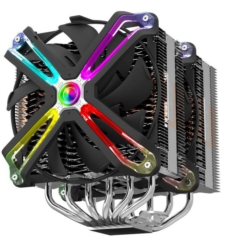 Кулер ZALMAN CNPS20X, 2x140mm RGB FANS, 6 HEAT PIPES 4-PIN PWM 800-1500 RPM - фото 4