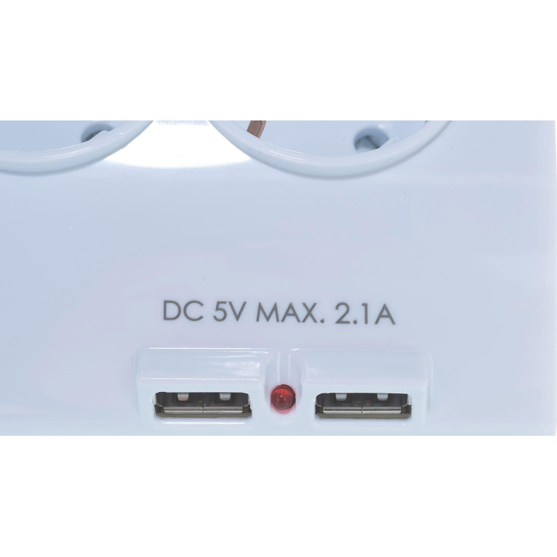 Удлинитель СТАРТ (С/У S 5x1-ZDV 2USB) 2USB/5 розеток/1.5 м/16А/3680Вт - фото 2
