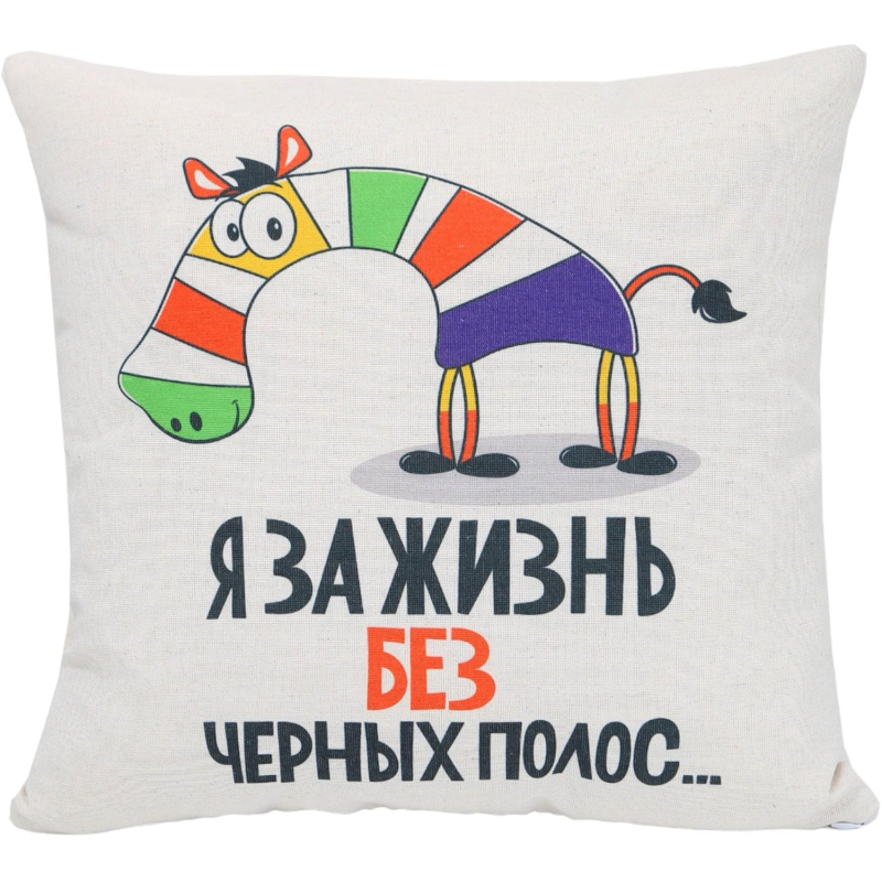 Подушка декоративная 40х40см (хлопок 60%, ПЭ 40%/новолон ПЭ), ПД40-036 - фото 1
