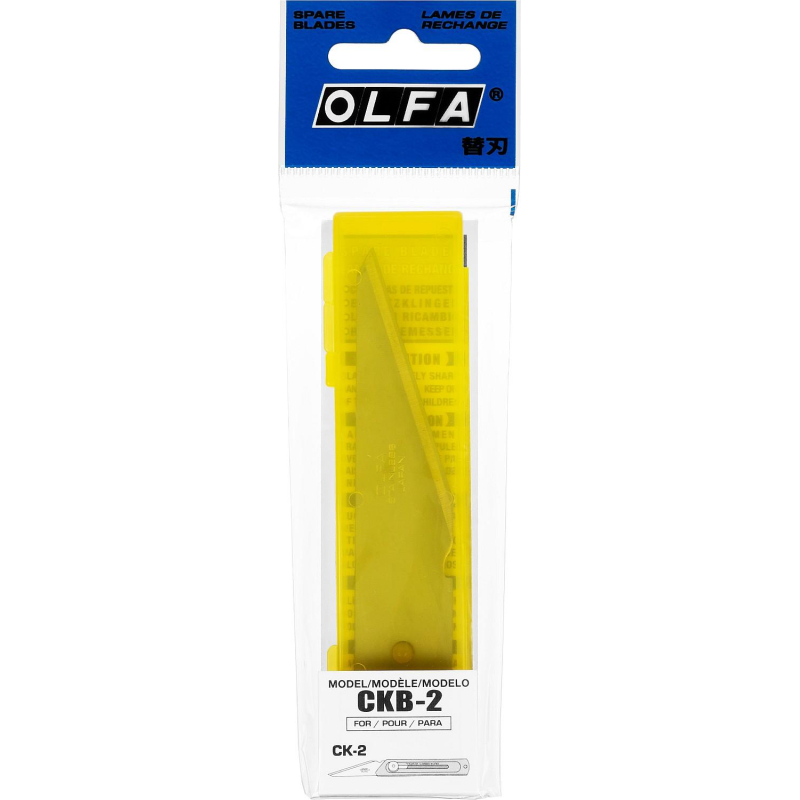 Лезвие OLFA 105х20х1,2мм из нержавеющей стали для OL-CK-2 2шт/уп (OL-CKB-2) - фото 5