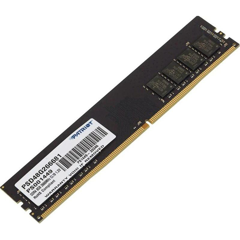 Модуль памяти Patriot DDR4 8Gb DIMM 2666МГц CL19 (PSD48G266681) - фото 1